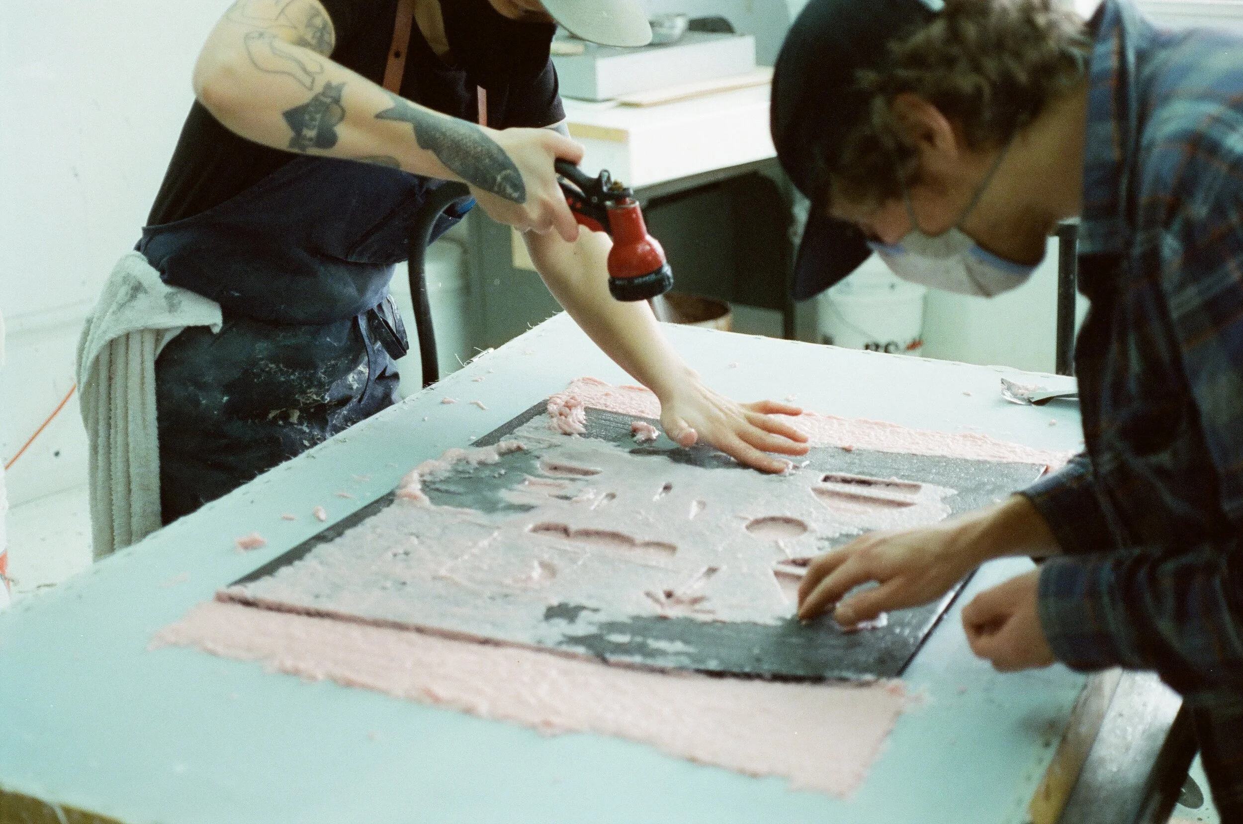 Hands-on natural fibre demonstration
